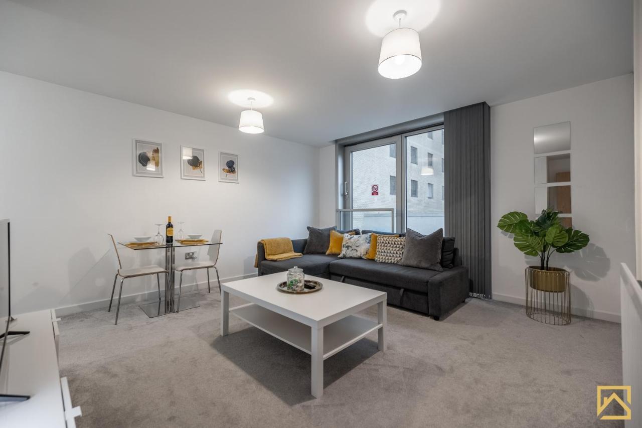 Modern 1 Bed In Central Mk, Free Parking, Smart Tv, Manhattan House By Valore Property Services Milton Keynes Eksteriør billede